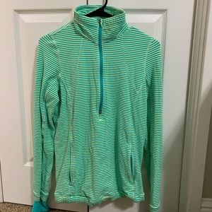 Striped Lululemon quarter zip
